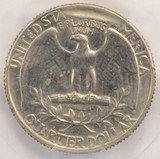 (1965-1998) 25c Washington Quarter Cud Die Break Obverse PCGS AU58