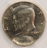 50c Clad Kennedy Half 15% Brockage and Partial Collar PCGS MS62