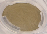 1986 $1 Silver Eagle Struck on Emory Sanding Disc PCGS MS63