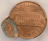 1990 1c Lincoln Cent Double-Struck, 2nd 90% Off-Center PCGS UNC Details