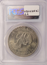 1974-D $1 Ike Dollar Uncentered Broadstruck PCGS MS64