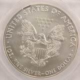 2021 $1 Type-1 Silver Eagle Minor Curved Clip ANACS MS69