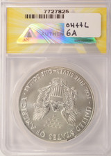2021 $1 Type-1 Silver Eagle Minor Curved Clip ANACS MS69