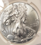 2016 $1 Silver Eagle Clashed Dies Obverse & Reverse NGC MS68