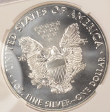 2016 $1 Silver Eagle Clashed Dies Obverse & Reverse NGC MS68
