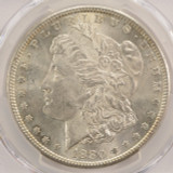 1880-S $1 Morgan Dollar Partial Collar Strike PCGS MS62