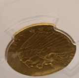 1911 $2 1/2 Indian Quarter Eagle Struck 2% Off-Center PCGS MS62