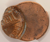 1987 1c Lincoln Cent Struck 55% Off-Center CACG MS63 Red