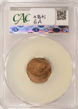 1983 1c Lincoln Cent Struck 35% Off-Center CACG MS62 RB