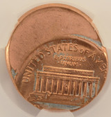 1993 1c Lincoln Cent Struck 35% Off-Center CACG MS63 Red