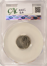 1969-D 10c Roosevelt Dime Struck 40% Off-Center CACG AU58