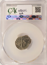 1990-P 10c Roosevelt Dime Double-Struck, 2nd 70% Off-Center CACG AU58