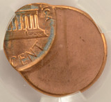 1985 1c Lincoln Cent Struck 55% Off-Center CACG MS62 Red