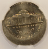 1989-P 5c Jefferson Nickel Struck 12% Off-Center CACG MS64