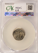 1990-P 10c Roosevelt Dime Broadstruck CACG MS64