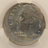 1996-P 10c Roosevelt Dime Struck 15% Off-Center CACG MS63