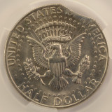 1974 50c Kennedy Half 3% Curved Clip CACG MS64
