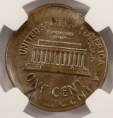 1970-D 1c Lincoln Cent 2 Coin Mated Pair Multi-Struck NGC MS63 BN