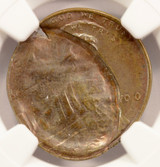 1970-D 1c Lincoln Cent 2 Coin Mated Pair Multi-Struck NGC MS63 BN
