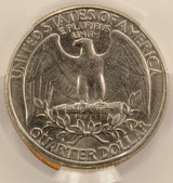 1994-P 25c Washington Quarter 20% Indent & Partial Collar CACG AU58
