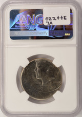 1971-D 50c Kennedy Half Mirror Brockage & 20% Off-Center NGC