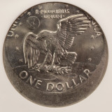 Ike Dollar Struck 15% Off-Center NGC MS64