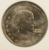1999-P $1 SBA Dollar Broadstruck ANACS MS60