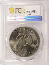 1978 $1 Ike Dollar Struck 6% Off-Center PCGS MS65