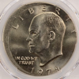 1978 $1 Ike Dollar Struck 6% Off-Center PCGS MS65
