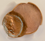 1992 1c Lincoln Cent Struck 55% Off-Center CACG MS63 Red