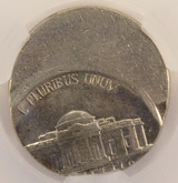 1996-P 5c Jefferson Nickel Struck 45% Off-Center CACG MS62