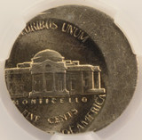 1990-P 5c Jefferson Nickel Struck 20% Off-Center CACG MS64 6FS