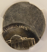 1990-P 5c Jefferson Nickel Struck 55% Off-Center CACG MS64