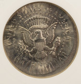1977-D 50c Kennedy Half Huge Broadstrike ANACS MS64