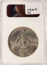 1977-D 50c Kennedy Half Huge Broadstrike ANACS MS64