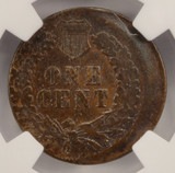 1901 1c Indian cent Struck 10% Off-Center NGC XF40 BN