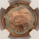 1c Lincoln Cent Reverse Die Cap NGC MS64 Red