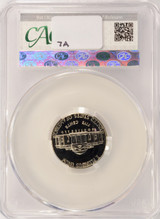 1971-S 5c  Proof Jefferson Nickel No S Mintmark FS-501 CACG PR67 CAMEO