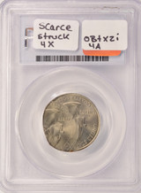 2000-P 25c Massachusetts Quarter Quadruple Struck 4 Strikes, 2-4th O/C PCGS MS64