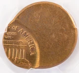 1969-D 1c Lincoln Cent Struck 75% Off-Center PCGS MS64 Red