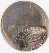 1999-D 50c Kennedy Half Struck 60% Off-Center NGC MS67
