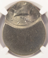 1971-D 50c Kennedy Half Struck 60% Off-Center NGC MS66
