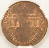 1961 1c Lincoln Cent Split Planchet Before Strike 1.67g CACG MS61 RB