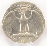 1970-D 25c Washington Quarter Struck on Dime Planchet PCGS MS63