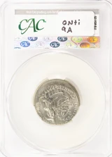 1976-D 25c Bicentennial Quarter Struck 10% Off-Center CACG MS64