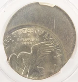 1971-D $1 Eisenhower Dollar Struck 30% Off-Center CACG MS63