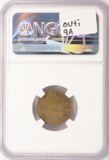 Lincoln Cent 1c Late/Mid-Stage Brockage Die Cap Strike NGC MS63 BN