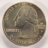 2004-P 25c Florida Quarter on Nickel Planchet PCGS MS65