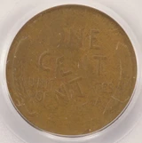 1954-D 1c Wheat Cent Double-Struck, 2nd 25% Off-Center PCGS VF35