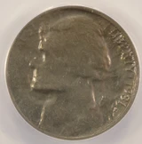 1981-P 5c Jefferson Nickel Late Stage Die Cap Strike ANACS MS63